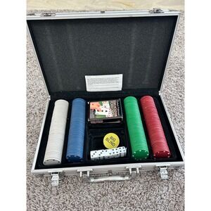 Cardinal Professional Texas‎ Hold Em Poker Chip Set Case Dice Big Blind Cards